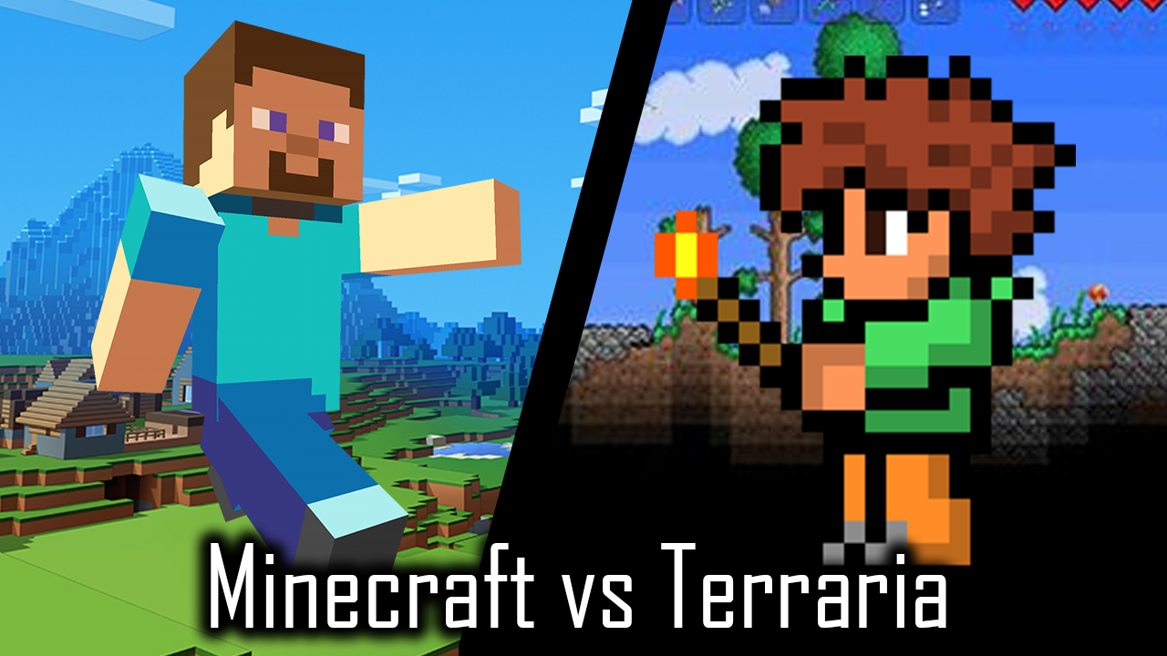 Minecraft vs terraria vs фото 5