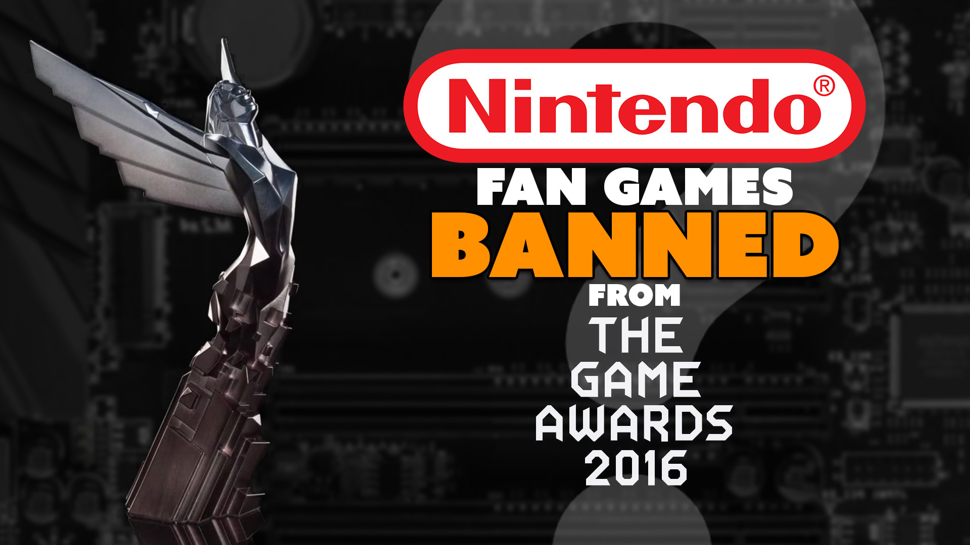 Nintendo-related nominees dropped from Game Awards 2016 'Best Fan