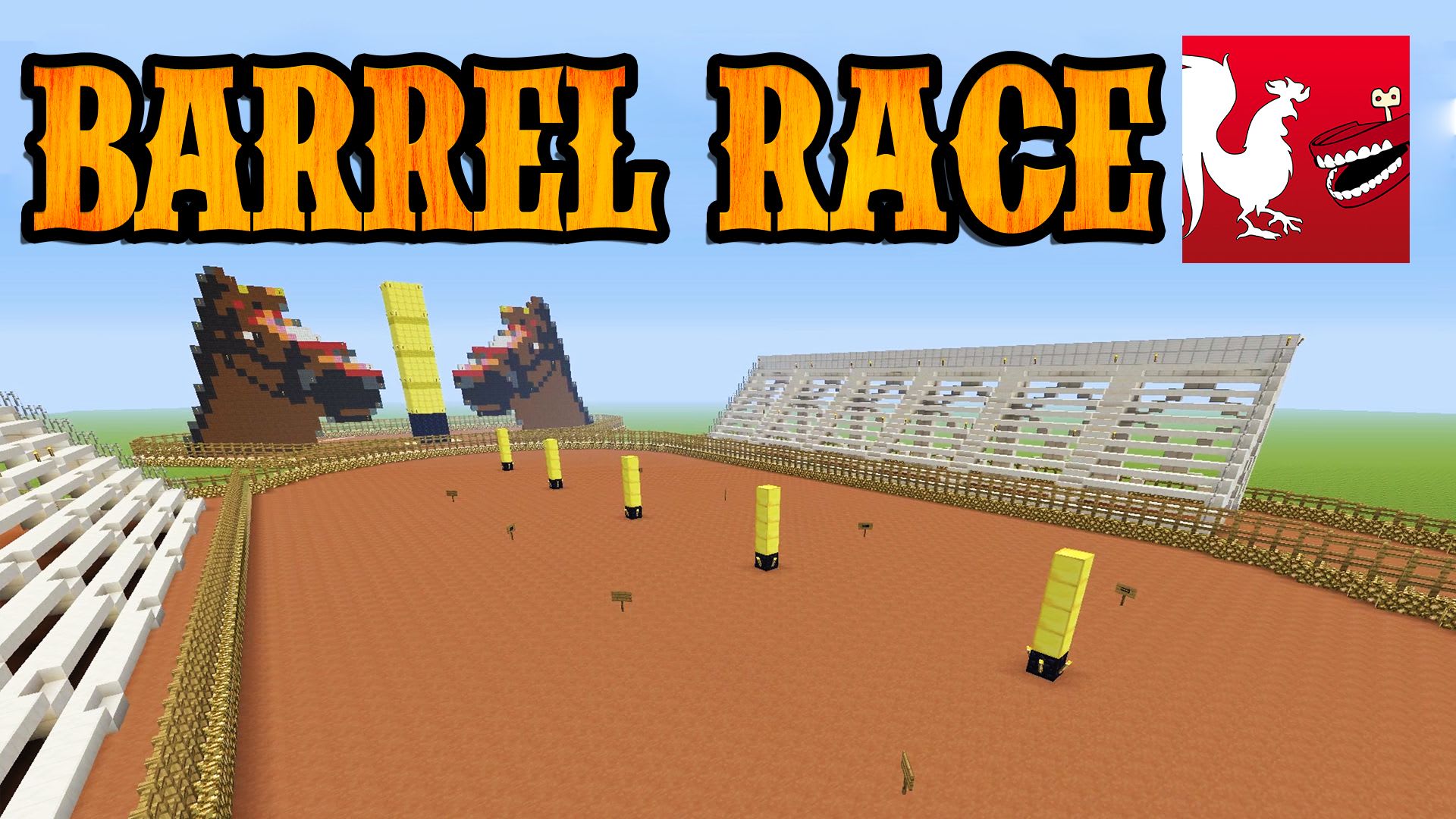 horse race track minecraft