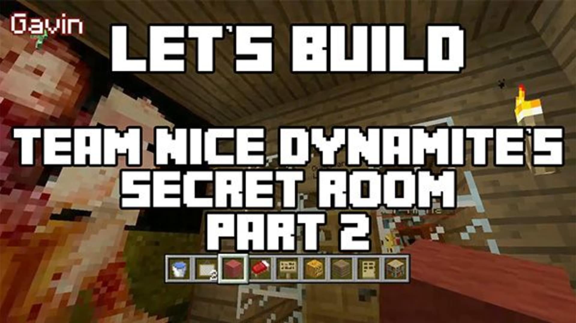 Let S Build In Minecraft Team Nice Dynamite S Secret Room