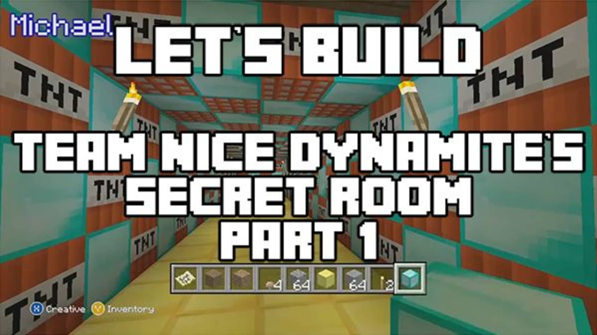 Let S Build In Minecraft Team Nice Dynamite S Secret Room