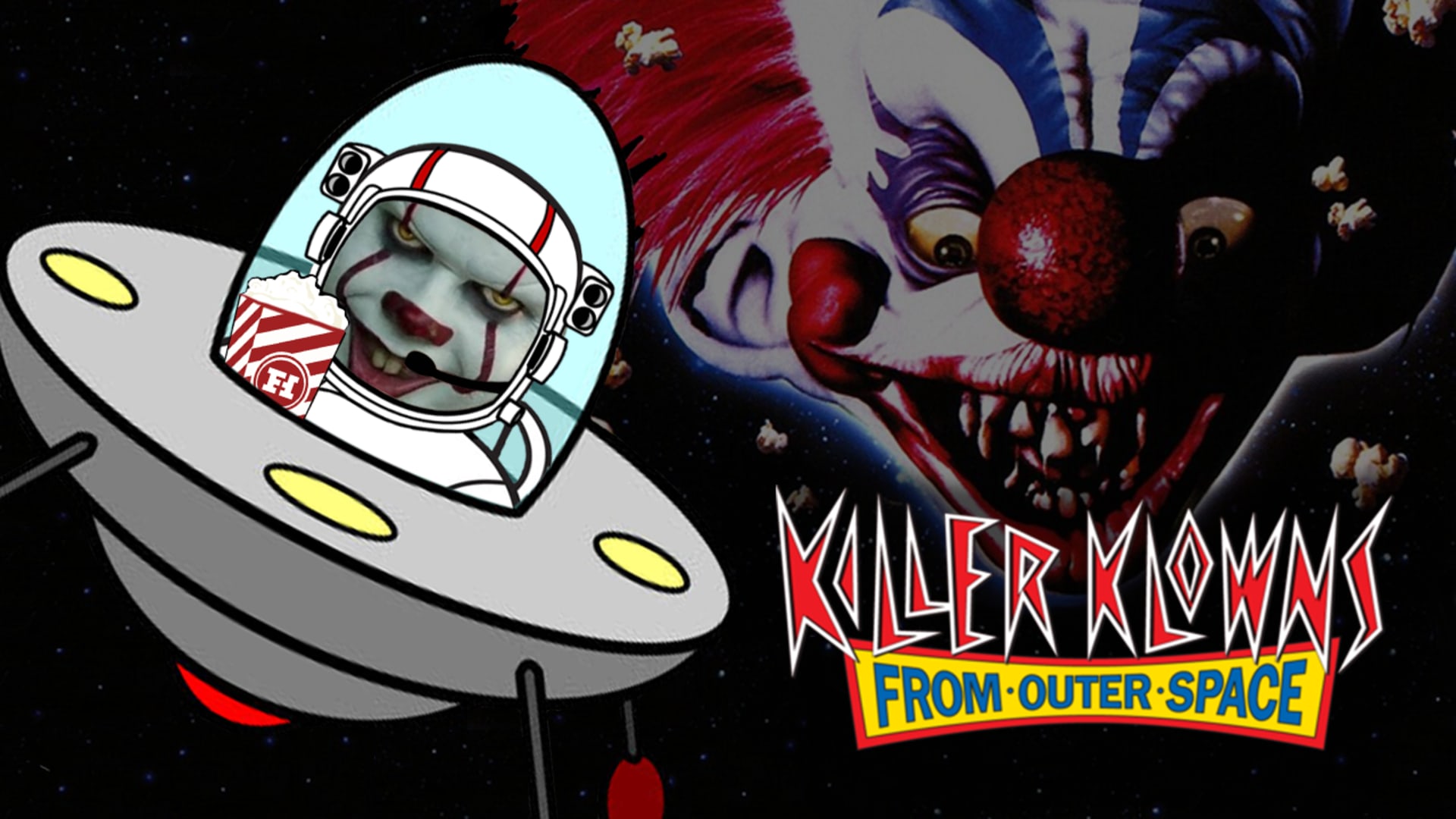 Killer from outer space. Killer Klowns from Outer Space. Killer Klowns from Outer Space персонажи.
