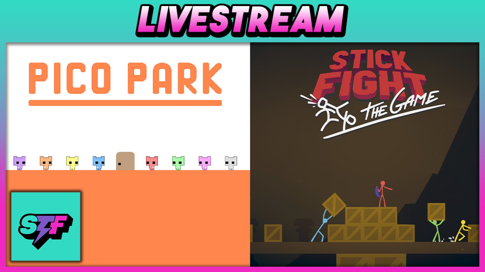 Squad Team Force Streams: STF in Pico Park & Stick Fight! : r/roosterteeth