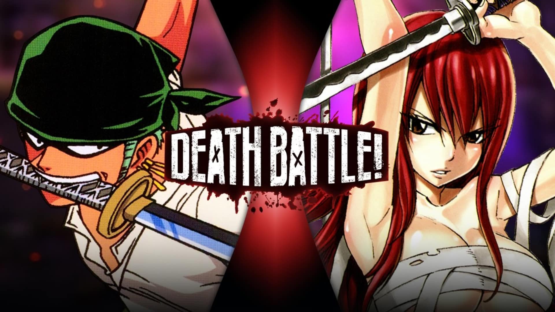 Zoro VS Erza (One Piece VS Fairy Tail) - Rooster Teeth