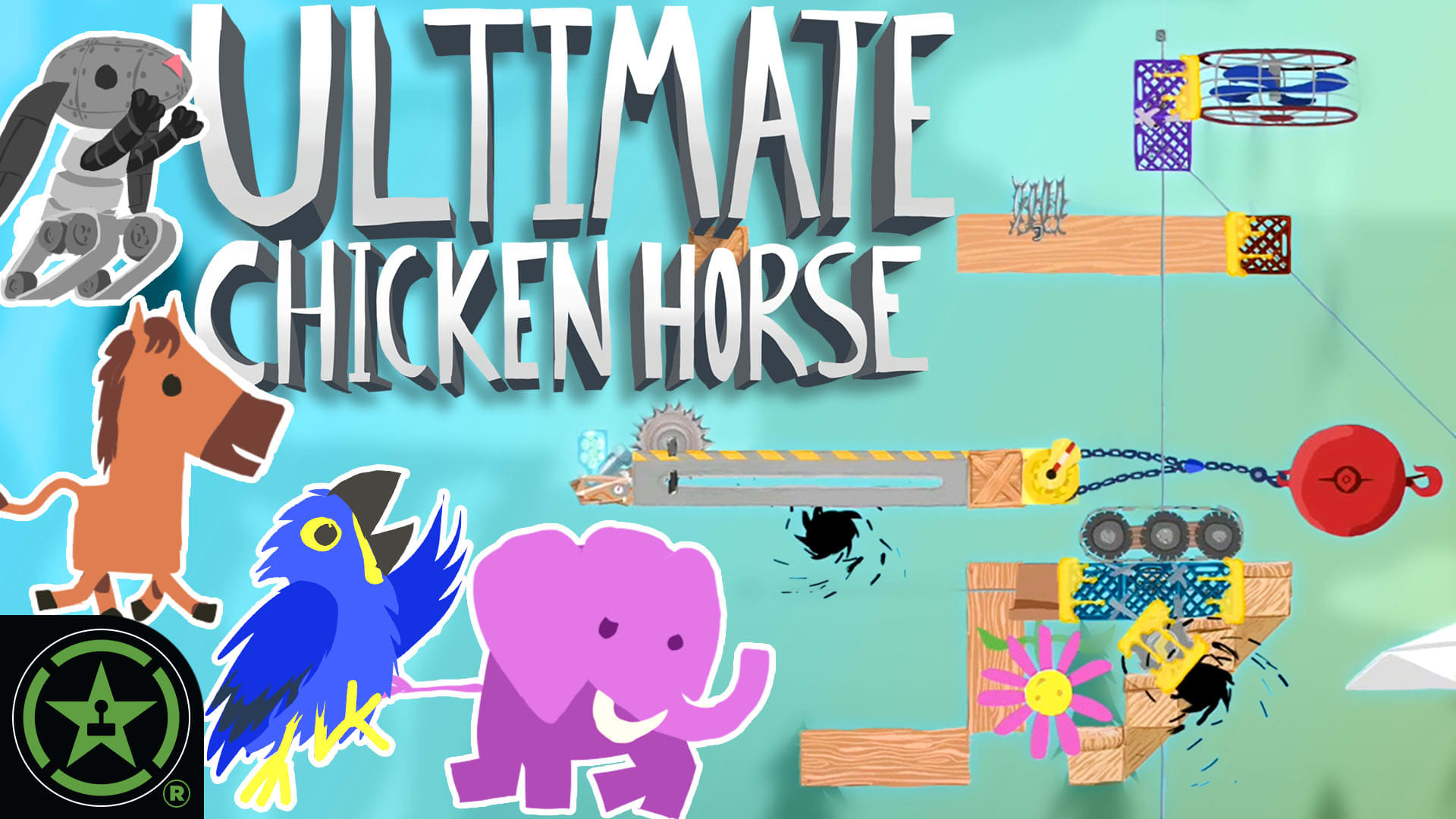 Let's Play: THE HARDEST LEVELS? - Ultimate Chicken Horse : r/roosterteeth