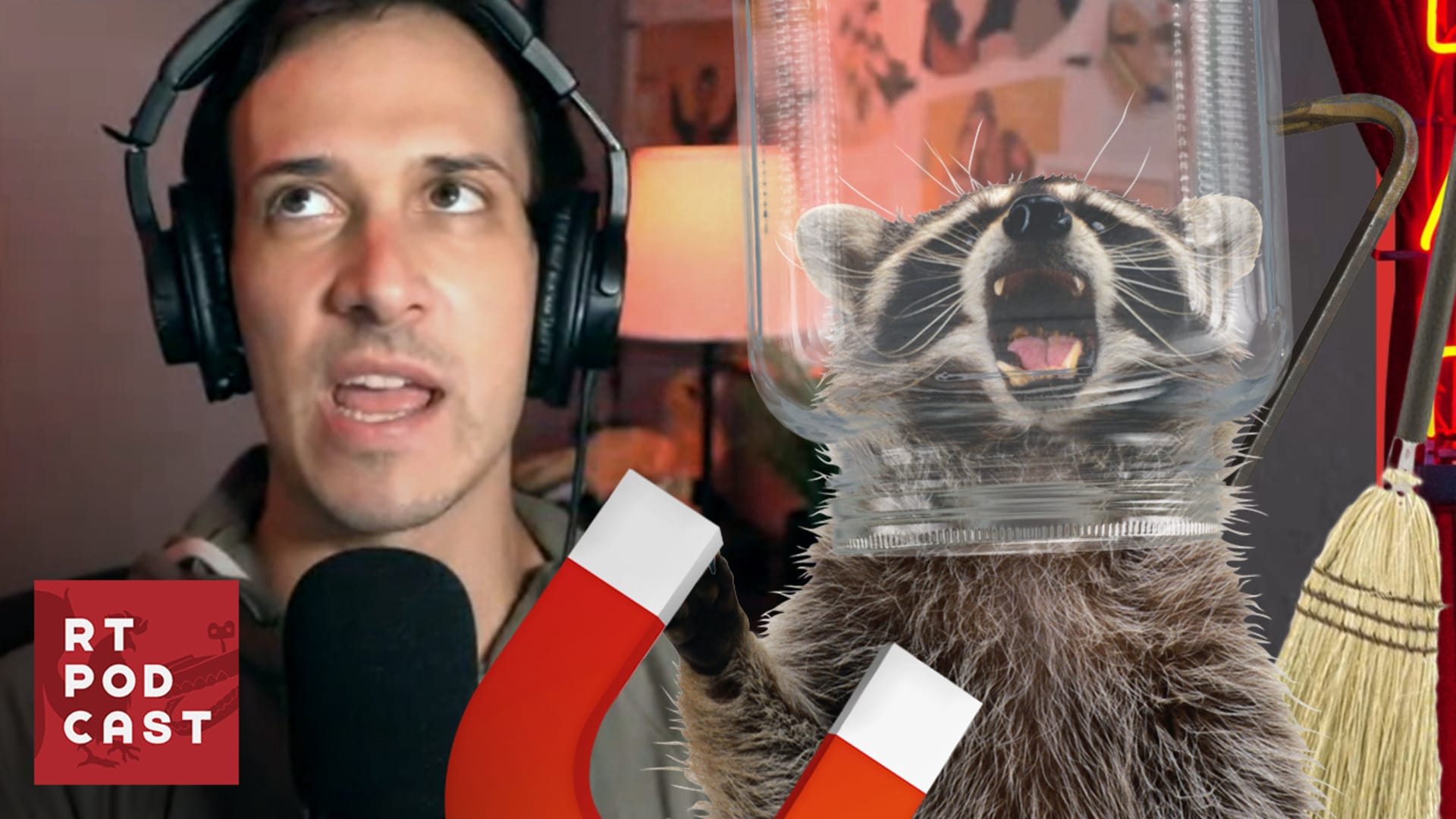 Rooster Teeth Podcast Raccoon Cup Save 608 Roosterteeth