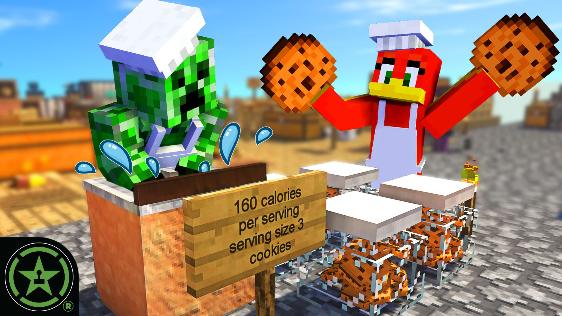 Let S Play Minecraft We Open A Cookie Stand Sky Factory 4 Part 9 Roosterteeth