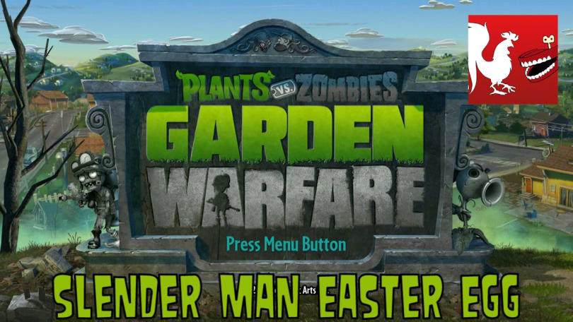 Plants Vs Zombies Garden Warfare Slender Man Easter Egg