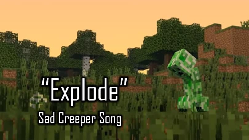 Sad Creeper [Scary Version] Minecraft Music Video 