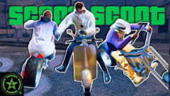 Scooters VS Tron Bikes - GTA V: Custom Game Modes - Rooster Teeth